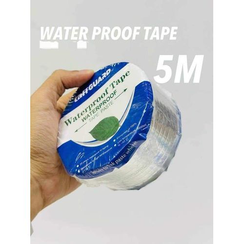 Butyl Tape Waterproof Sealing Tape Aluminum Foil Tape, for RV Repair, Window, Silicone, Glass & EDPM Roof Leak Patching, Boat and Pipe Sealing, Silver ( 5cm by 5meters)