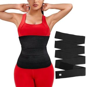 Waist Trainer for Women Bandage Wrap Trimmer Belt Long Torso Tummy Wraps Belly Body Shaper Waist Trimmer Belt  ( 6meters)