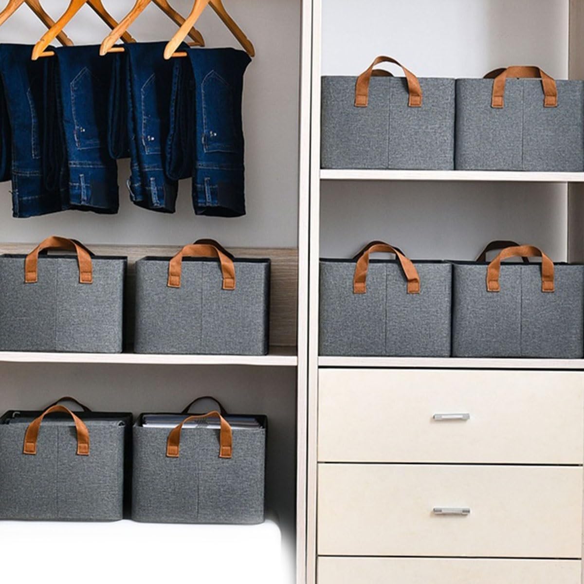 Stuff Storage Best price for Foldable Wardrobe Organizer with Durable Handle, Stuff ...