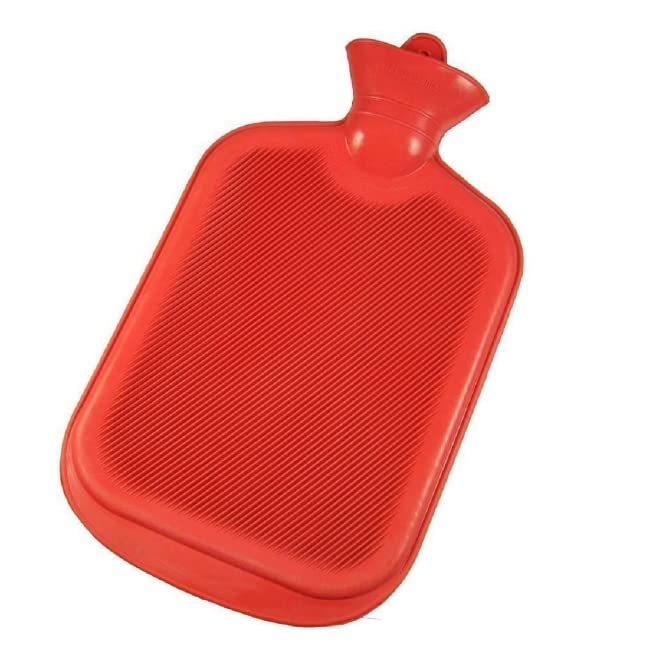 Pain Relief Rubber Hot Water Bottle/Bag Non-Electric Hot Water Bag (Multicolor) - 2pcs