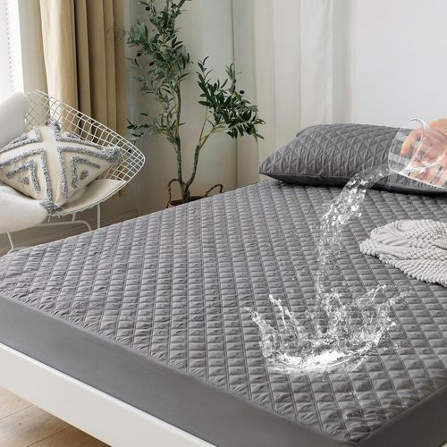 Quilted Mattress Protectors King Size - Hypoallergenic Deep Fitted Mattress Cover For Bed - Ultra Soft Waterproof And Breathable Mattress Topper For Bed - 5 X 6