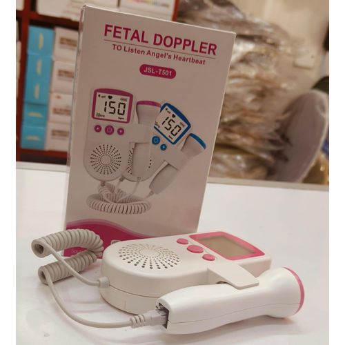 Portable Fetal Doppler Fetal Heart Rate Monitor Home Baby Fetal Heart Doppler Monitor for Pregnancy