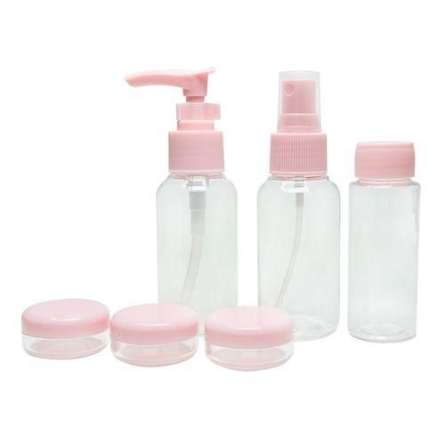6 Pcs Travel Bottles Set Travel Containers For Toiletries And Cosmetics Leak Proof And Refillable PP Travel Bottles Travel Accessories Allowed On Board