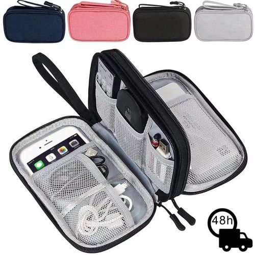 Electronic Organizer Pouch Bag, Travel Cable Organizer Bag Pouch Portable Electronic Phone Accessories Storage Multifunctional Case For Cable, Cord, Charger, Hard Drive, Earphone