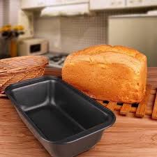 28 cm LOAF Pan Bread Pan Loaf Pans for Baking Bread, Black Nonstick Bread Pan Mold - 3 PIECES