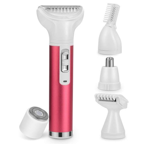 Electric Razor for Women,5 in 1 Women Electric Shaver, Body Hair Remover Epilator Bikini Trimmer Grooming Kit