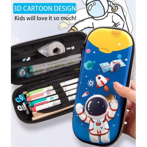 3 pieces Pencil Case for Boys 3D EVA Cartoon Storage Pouch Pen Holder for School Kids Large-Capacity Storage Box Children's Student Gift Stationery Box