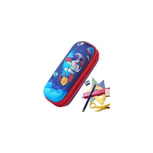 3 pieces Pencil Case for Boys 3D EVA Cartoon Storage Pouch Pen Holder for School Kids Large-Capacity Storage Box Children's Student Gift Stationery Box