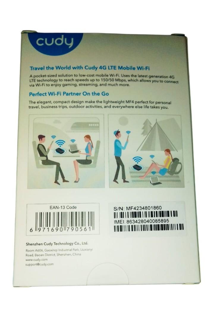 Cudy MF4 4G LTE Mobile Mi-fi