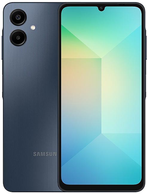 Samsung Galaxy A06 128GB+4GB 50MP Camera 6.7" 90Hz MTK Helio G85 (12nm) 5000mAh 25W Type-C Charge Android 14 Side Fingerprint Unlock phone 4 Smart Phones
