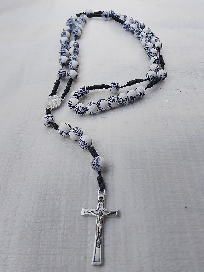 Jesus crafted 🙏🏽Catholic Rosary....  Beautiful smart rosary for everday wear. Outdoor rosary