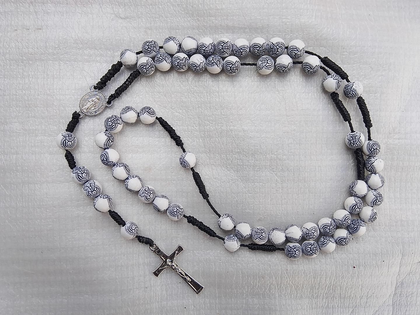 Jesus crafted 🙏🏽Catholic Rosary....  Beautiful smart rosary for everday wear. Outdoor rosary