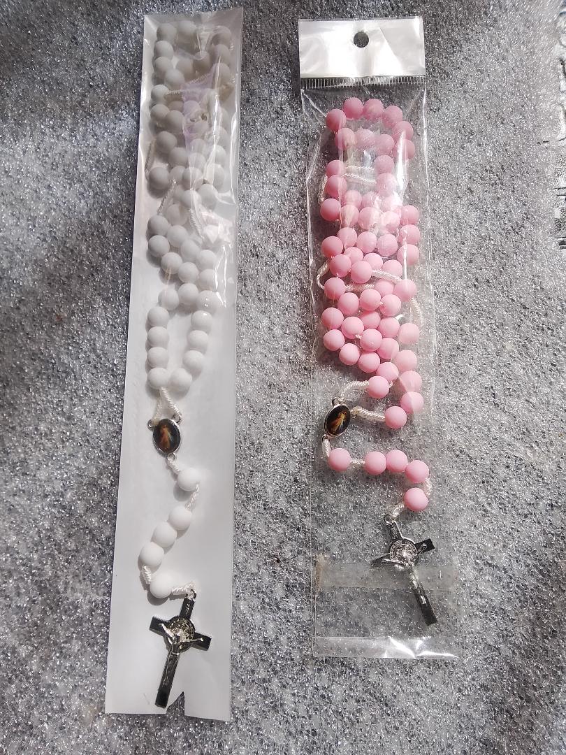 Matte colored Catholic Rosaries 📿✨Getting ready for Easter with this new Rosary