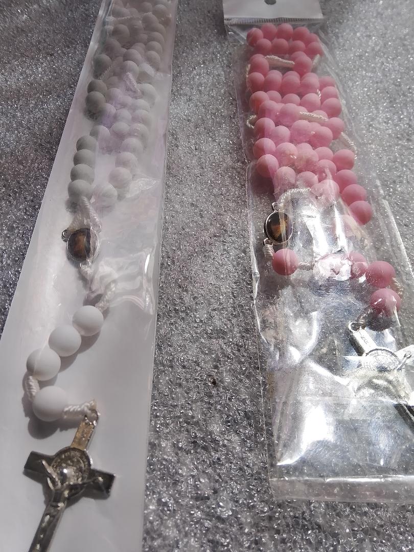 Matte colored Catholic Rosaries 📿✨Getting ready for Easter with this new Rosary