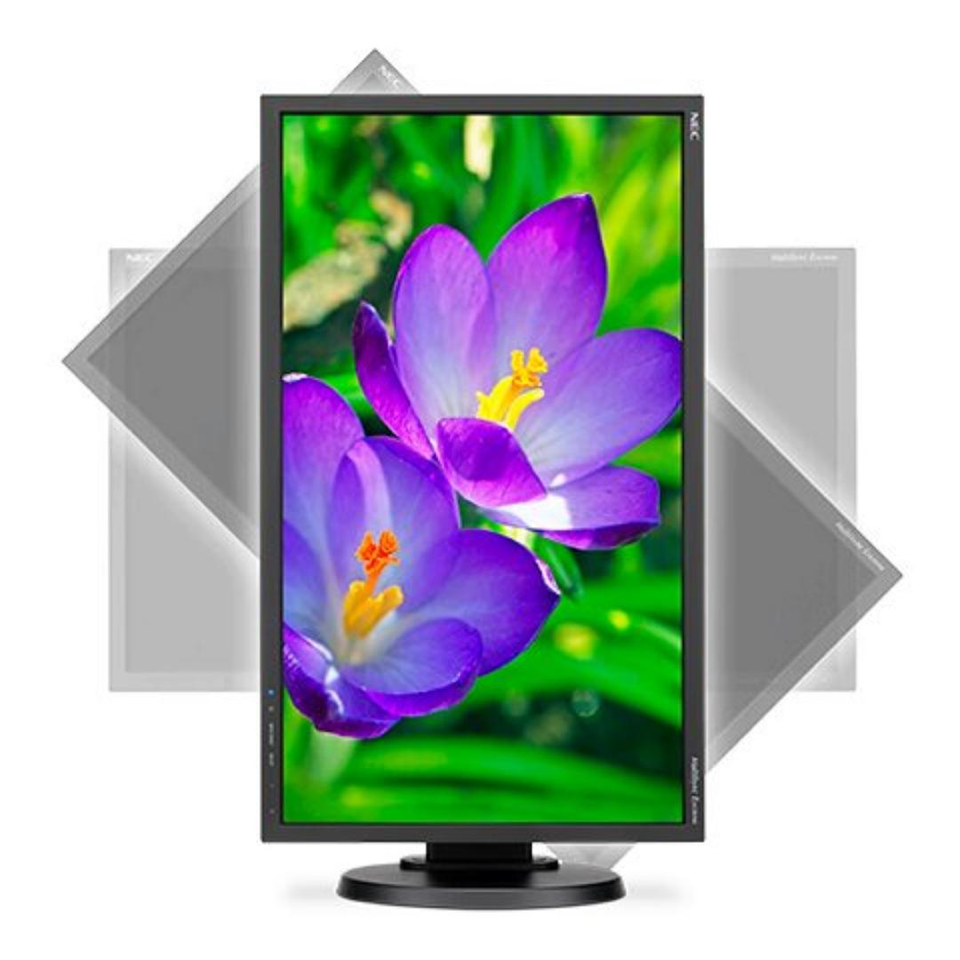 Nec Multisync 24inch Monitor ➕ VGA cable , Standard Industry professional screen, Vga and display port compatible