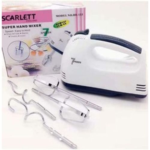 🤯🥑NEW IN STOCK 🎉 💯 🔥 Scarlet High Power Electric Hand Mixer Household Handheld  Electric Hand Mixer Whisk Egg Beater Cake Baking Mixer Tool