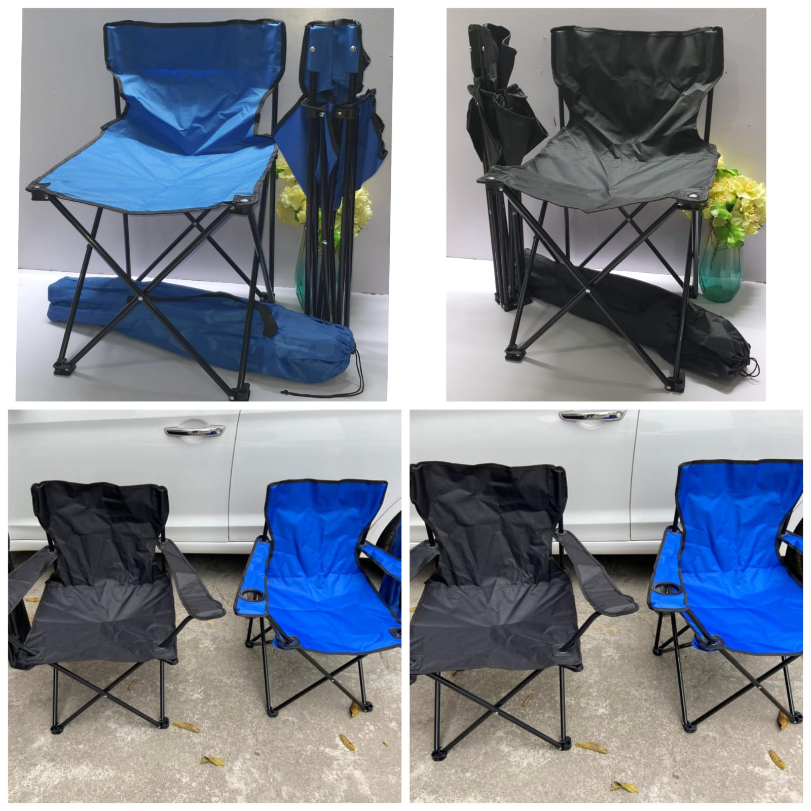 🍇🤯NEW ARRIVALS JUST FOR YOU 😁 🍇💯foldable metallic frame water proof canvas camping chair Foldable camping chair are portable, lightweight seats designed for outdoor use. They typically
