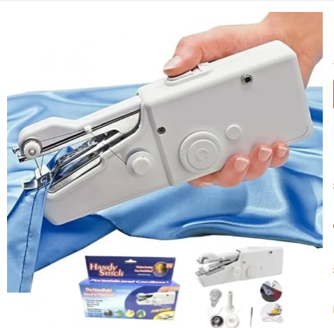 Portable Sewing Machine Mini Household Items Handheld Stitching Sew Handy StiTch Needles Work