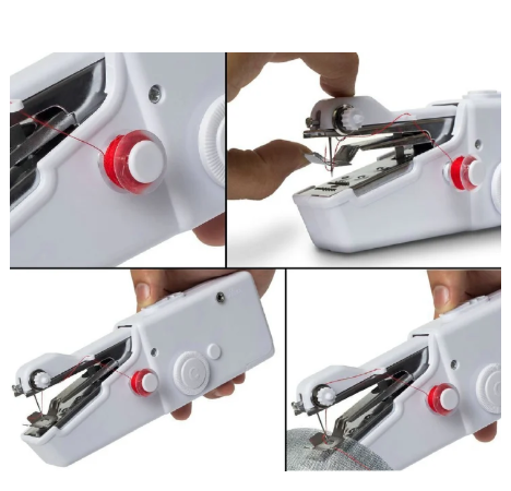 Portable Sewing Machine Mini Household Items Handheld Stitching Sew Handy StiTch Needles Work