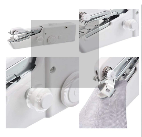 Portable Sewing Machine Mini Household Items Handheld Stitching Sew Handy StiTch Needles Work