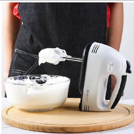 Hand Mixer Whisk Egg Beater Food Stirrer Grinder Blender Kitchenware Kitchen Tools Utensils Cooking Machine Cookware White