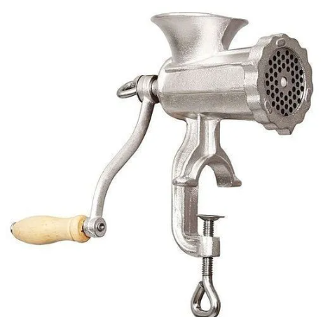 10 inches aluminum kitchen manual meat mincer