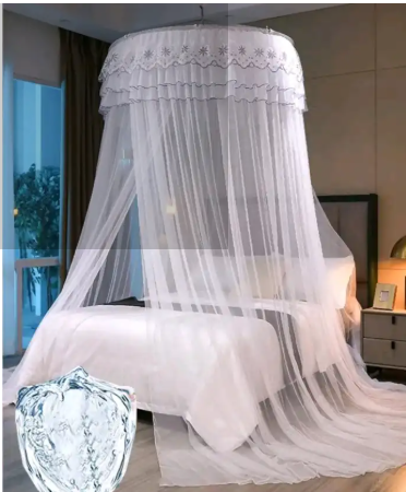 4*6 / 5*6 / 6*6 Portable Installation Easy Portable Installation Collapsible Household Drop Proof Encrypted Double Ventilated Bed Tent Mosquito Net