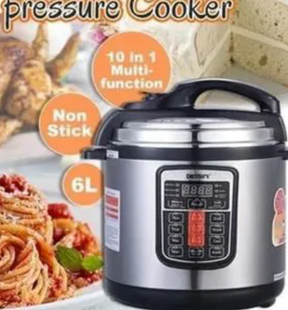FLASH SALE OFFERS!!! Dessini Electric Pressure Cooker/rice Cooker 6LitresPower: 1000-1190W,Voltage: 220-240V 50/60Hz-Electric Pressure Cooker