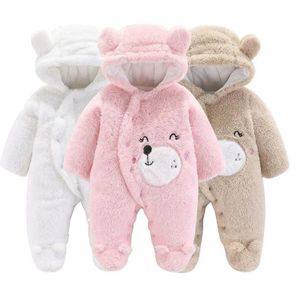 Quality Warm Hooded HEAVY Romper (0-12m