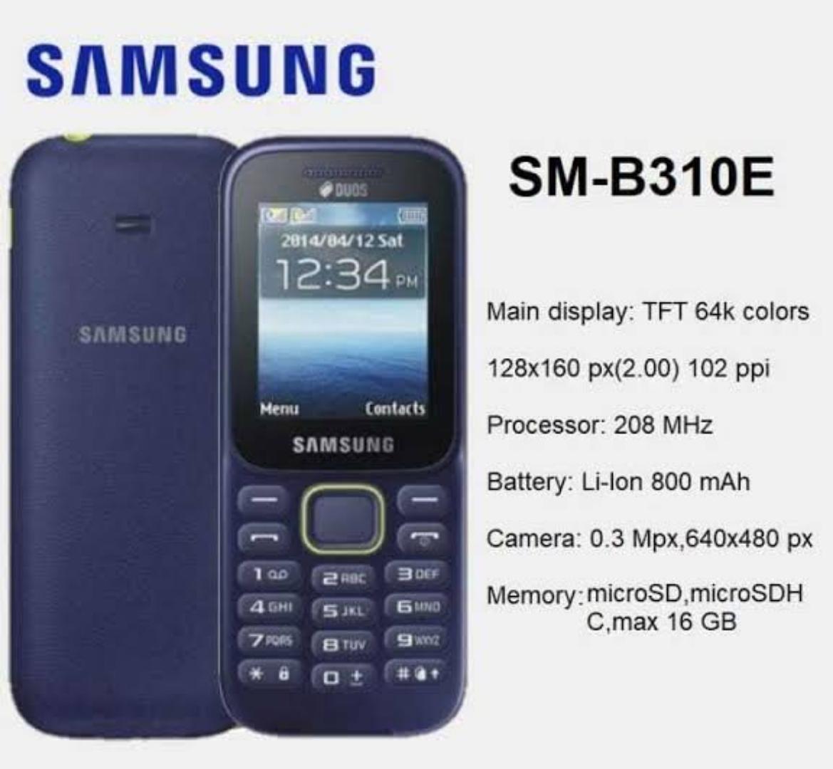 SAMSUNG SM-B310E  BRAND NEW DUAL SIM, FEATURE PHONE, Classy, Fancy, SM-B310E, 1 Year Warranty