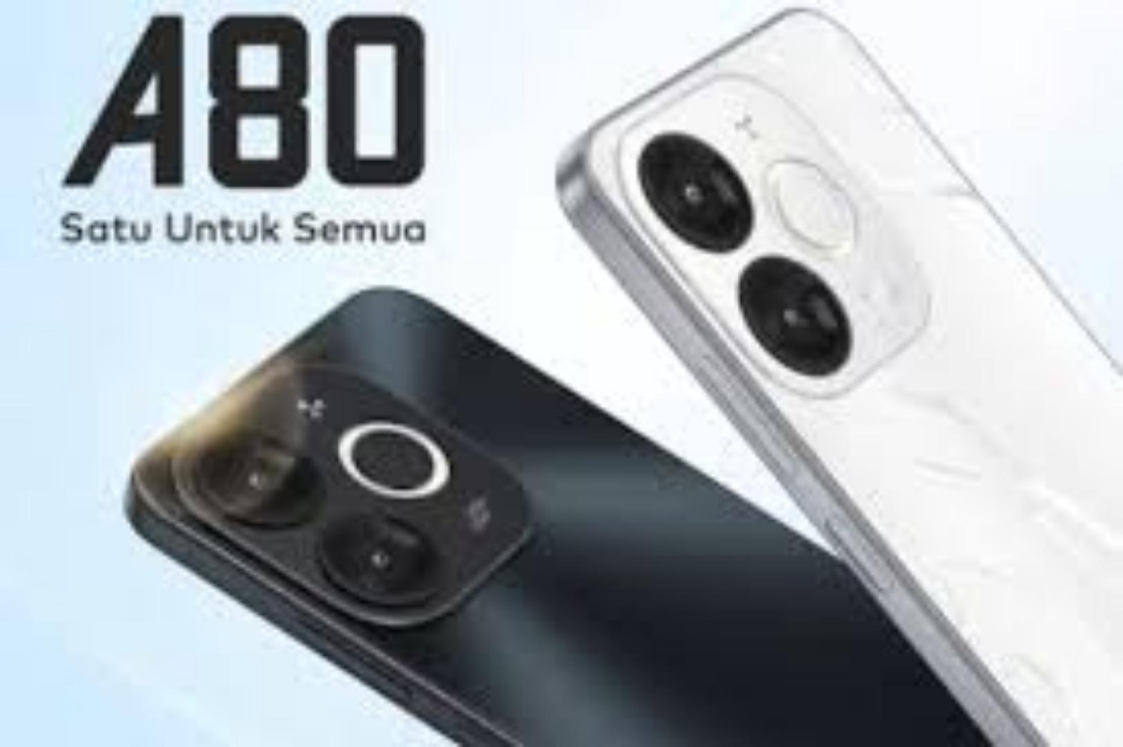 [New Launch] Itel A80 128GB+8(4+4)GB RAM 6.7" 120Hz Screen 4G Network Dual SIM Phone 50MP Camera 5000mAh Battery Fingerprint and Face Unlock Android 14 Fashion Smart Phones