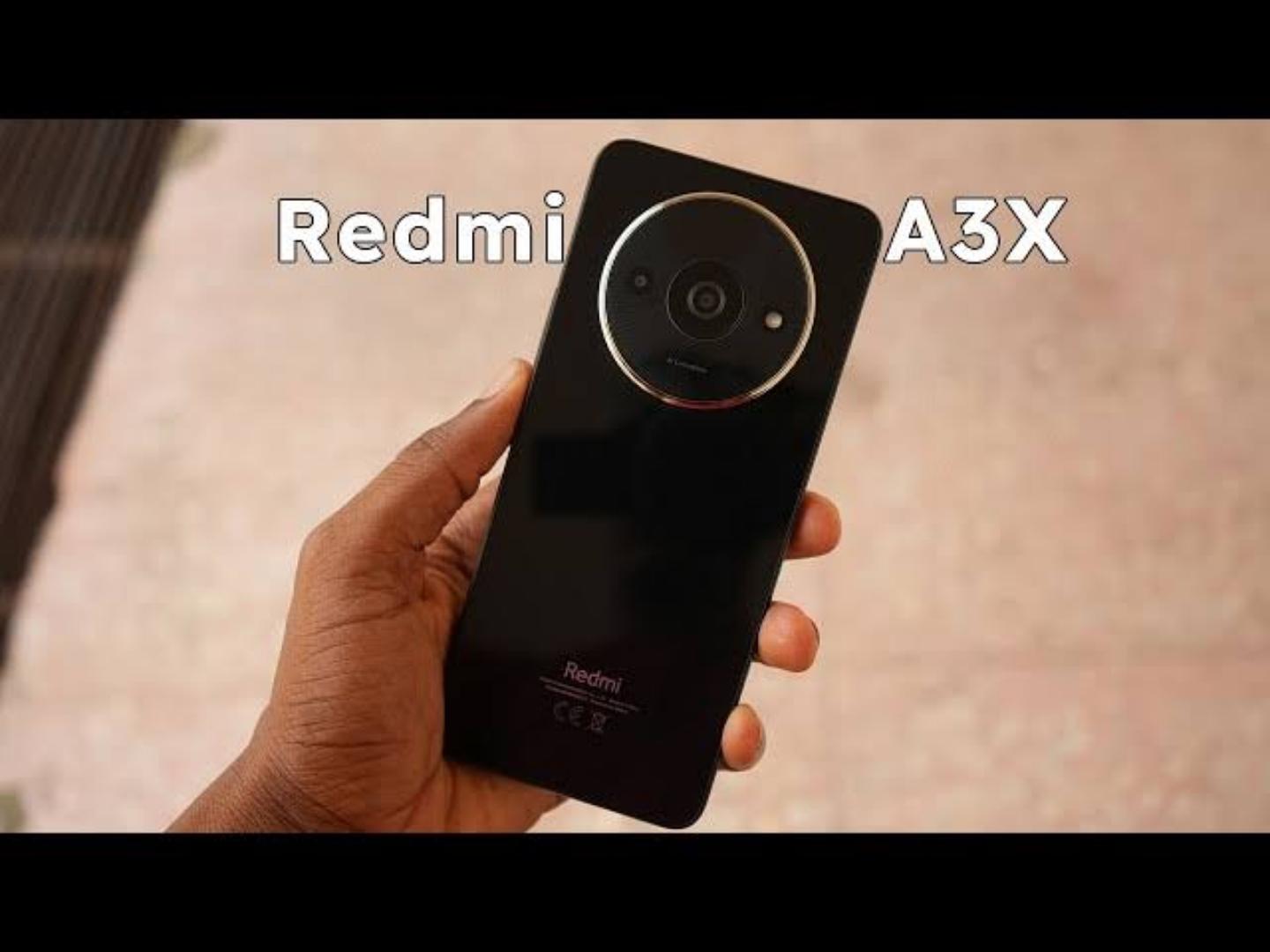 XIAOMI Redmi  A3X 6.71" 128GB+4GB RAM 4G Network 5000mAh Battery 8MP AI Camera 10W Fast Charging Fingerprint Sensor  Android 14 Smart Phones
