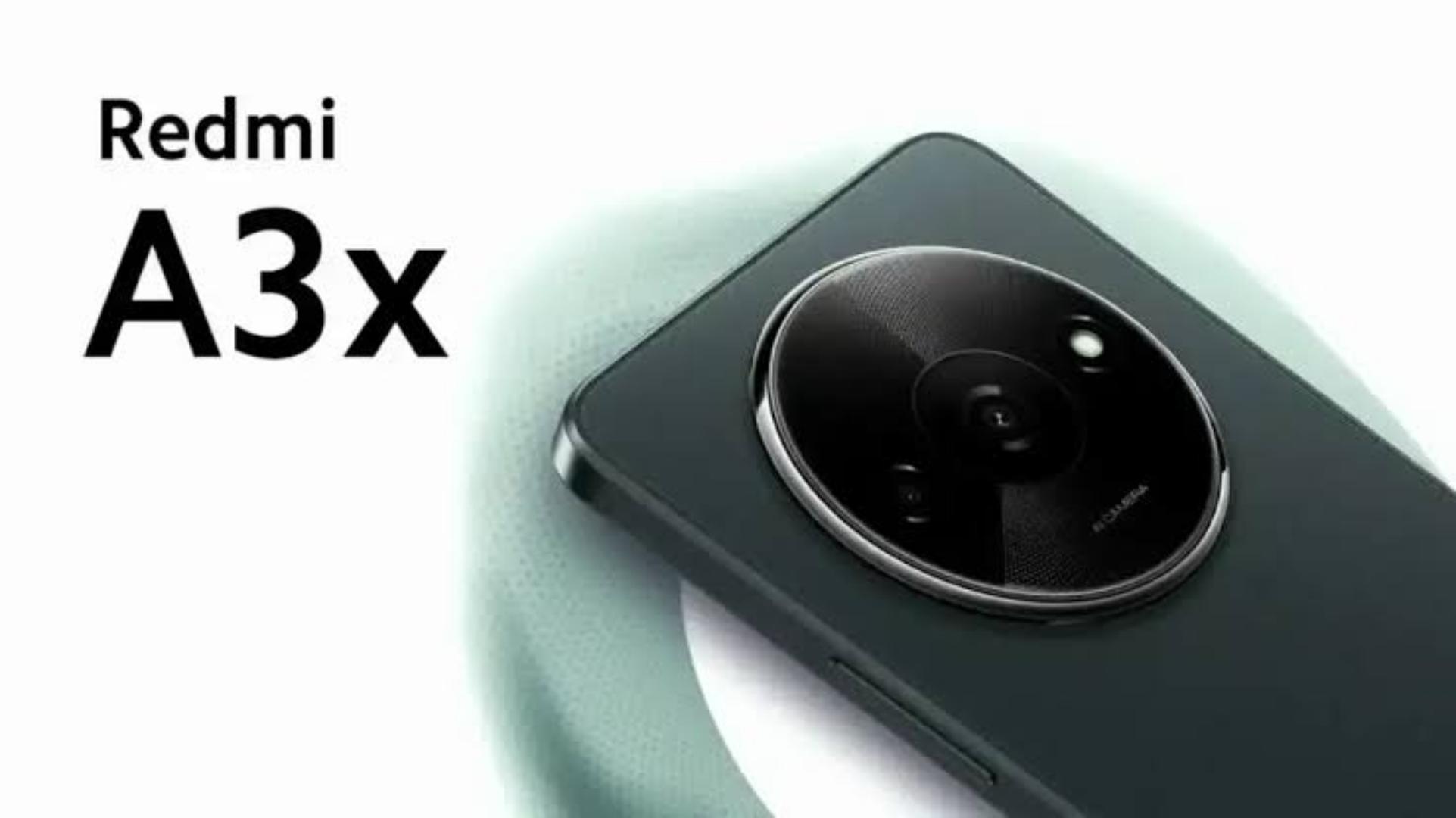 XIAOMI Redmi  A3X 6.71" 128GB+4GB RAM 4G Network 5000mAh Battery 8MP AI Camera 10W Fast Charging Fingerprint Sensor  Android 14 Smart Phones