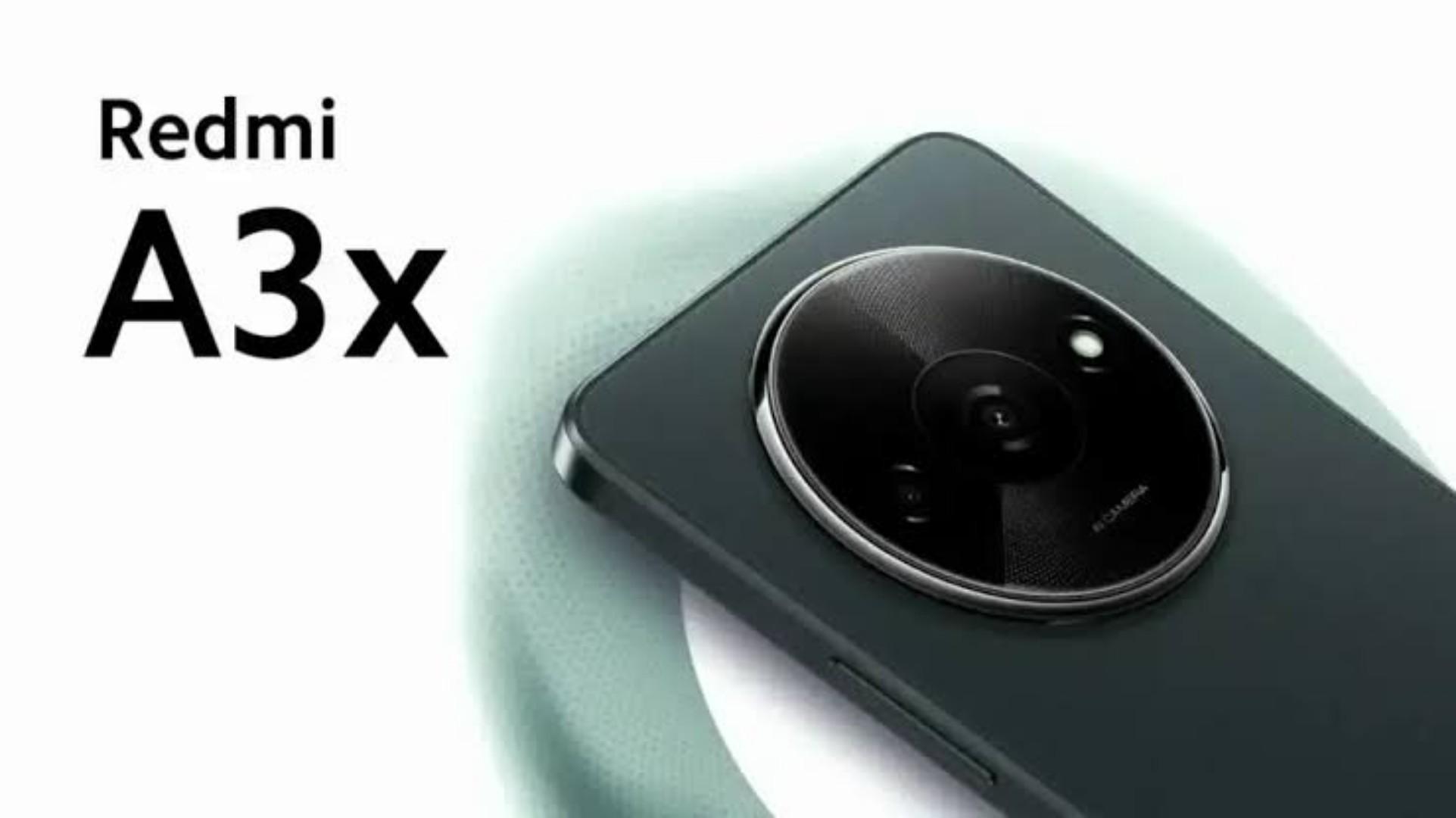 XIAOMI Redmi A3X 6.71" 64GB+3GB RAM 4G Network 5000mAh Battery 8MP AI Camera 10W Fast Charging Fingerprint Sensor Android 14 Smart Phones