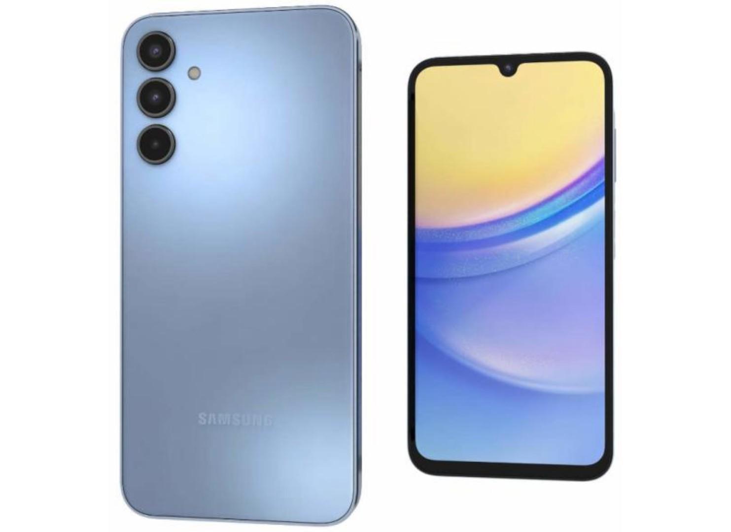 New Arrival Samsung Galaxy A15 256GB+8GB 50MP Triple Camera Mediatek Helio G99 6.5" 90Hz Display Android 14 25W 5000mAh Type-C Charge Smart Phones