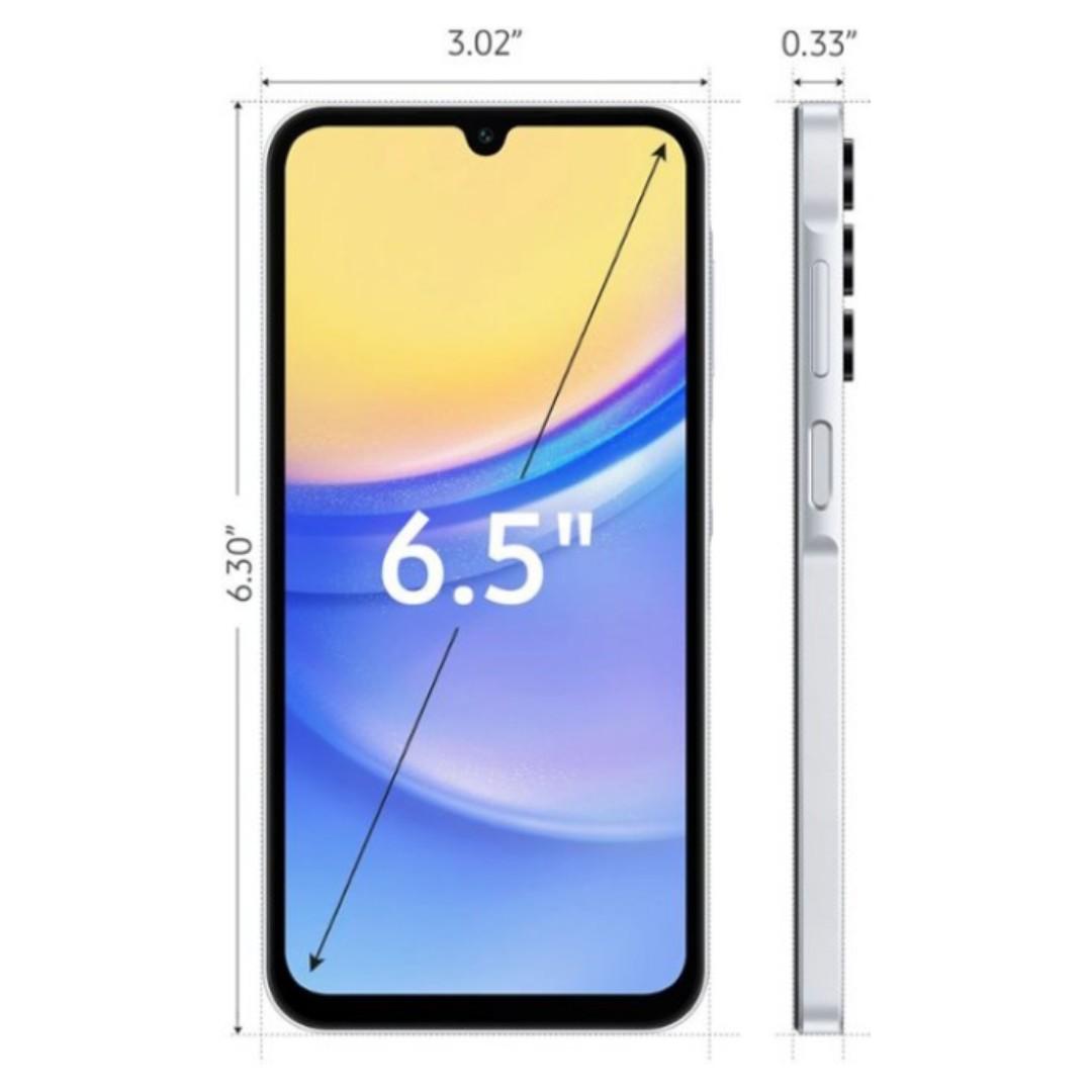 New Arrival Samsung Galaxy A15 256GB+8GB 50MP Triple Camera Mediatek Helio G99 6.5" 90Hz Display Android 14 25W 5000mAh Type-C Charge Smart Phones