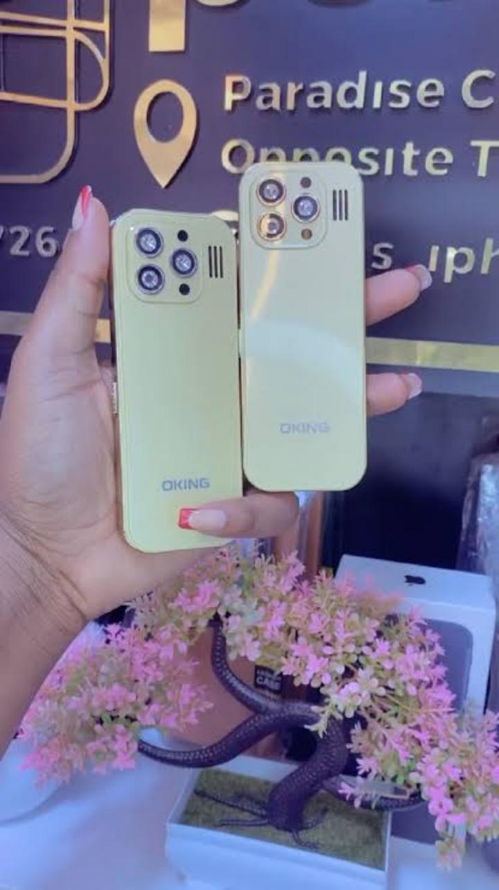Oking F14   with double spotlight 1500 mAh battery Fm wireless radio Dual SIM card featured phones