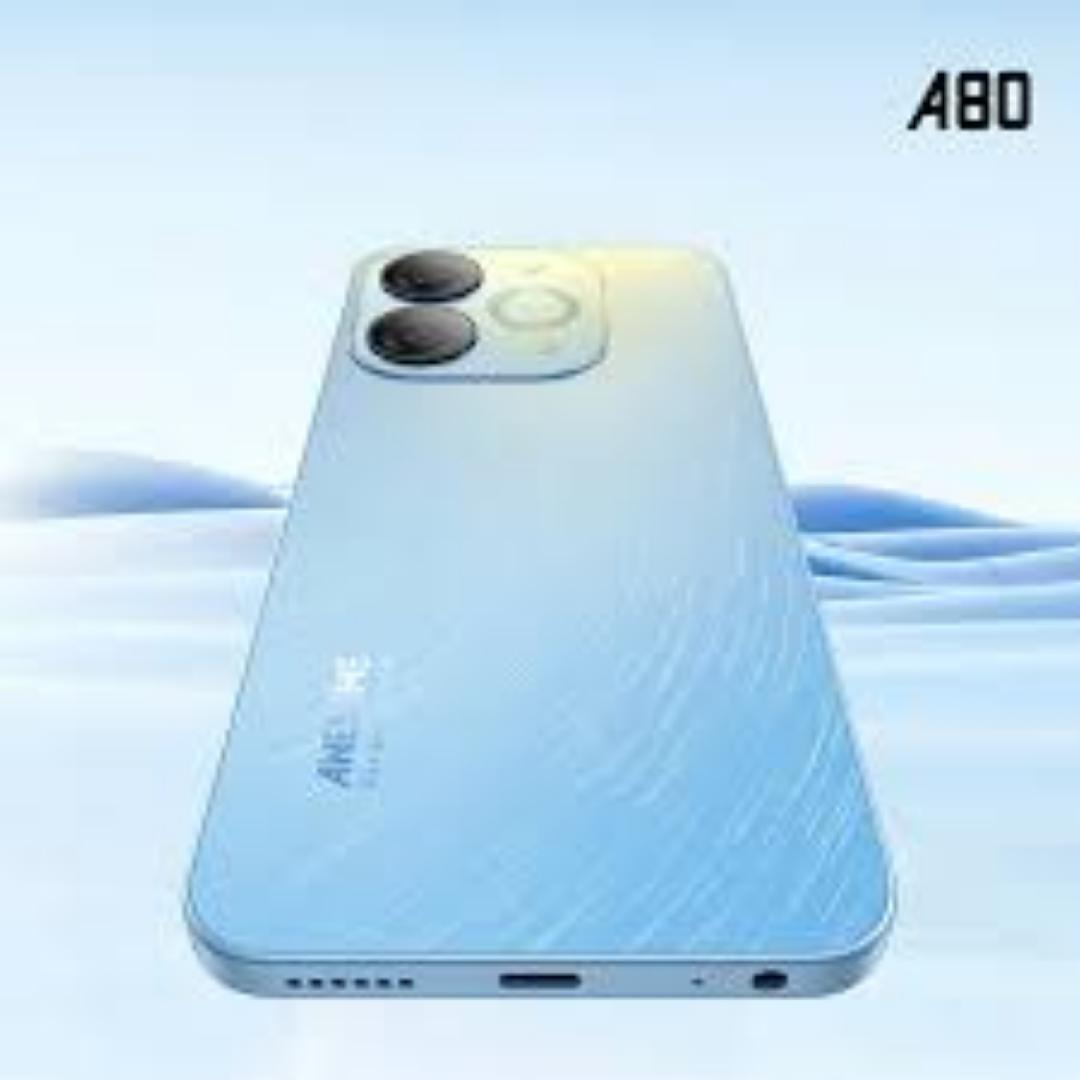 [New Launch] Itel A80 128GB+8(4+4)GB RAM 6.7" 120Hz Screen 4G Network Dual SIM Phone 50MP Camera 5000mAh Battery Fingerprint and Face Unlock Android 14 Fashion Smart Phones