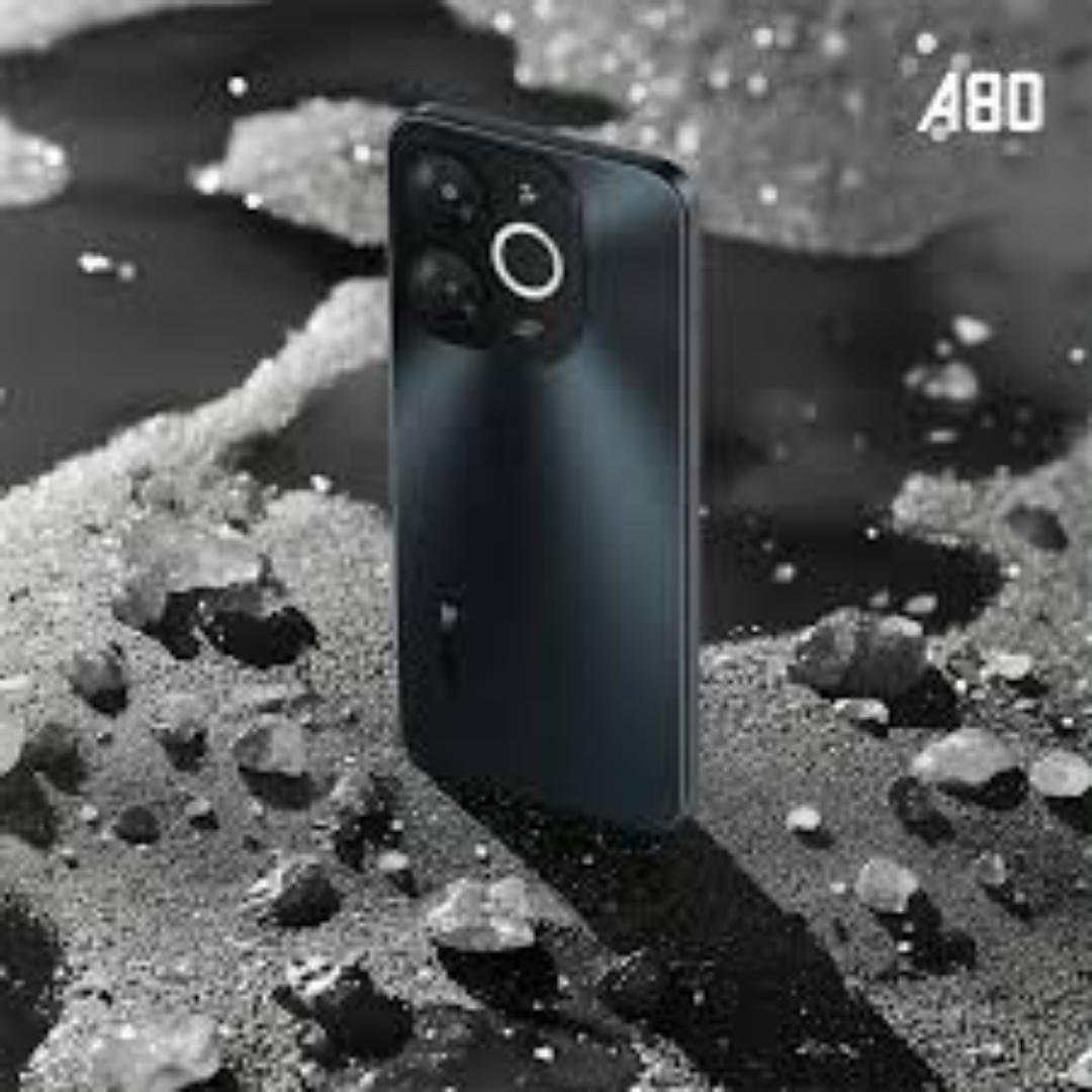 [New Launch] Itel A80 128GB+8(4+4)GB RAM 6.7" 120Hz Screen 4G Network Dual SIM Phone 50MP Camera 5000mAh Battery Fingerprint and Face Unlock Android 14 Fashion Smart Phones