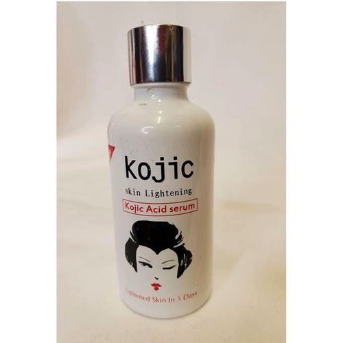 Kojic Acid Serum Skin Lightening lightens dark spots due to acne, age spots, Freckles and other skin pigmentations
