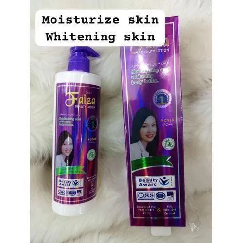 Faiza Moisturizing And Whitening Body Lotion Remove Dark Circles Acne Wrinkles Freckles and Moisturizing Lotion 400ml Evens Skin Tone Clear and Smoother Skin