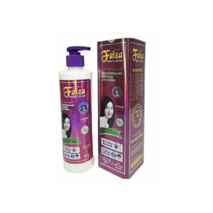 Faiza Moisturizing And Whitening Body Lotion Remove Dark Circles Acne Wrinkles Freckles and Moisturizing Lotion 400ml Evens Skin Tone Clear and Smoother Skin