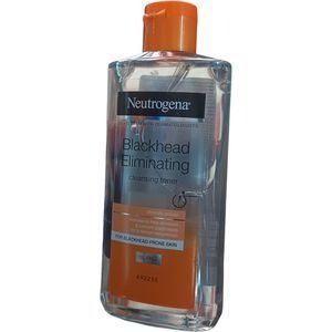 Neutrogena Blackhead Eliminating 0.5% Salicylic Acid Cleansing Toner-200ml.Unclogs pores and removes blackheads Deep cleanses the skin without over-drying Helps prevent future breakouts