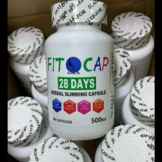 Wins Town Fit Cap 28 Days Slimming Capsule Natural Recommended for Women and Men for Fast Weight Loss,Detoxifying and Reducing Bloating-60 Capsules