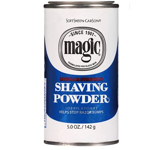 Extra Strength Magic Shaving Powder helps stop razor bumps