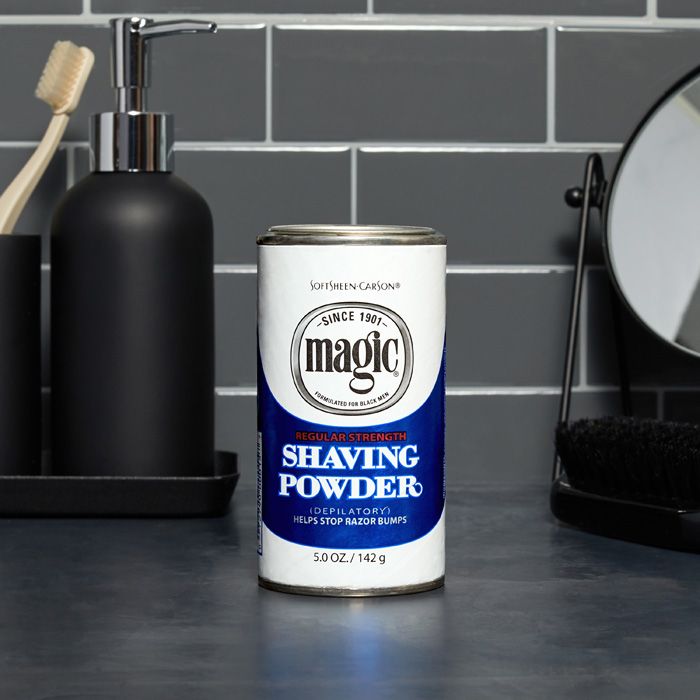Extra Strength Magic Shaving Powder helps stop razor bumps