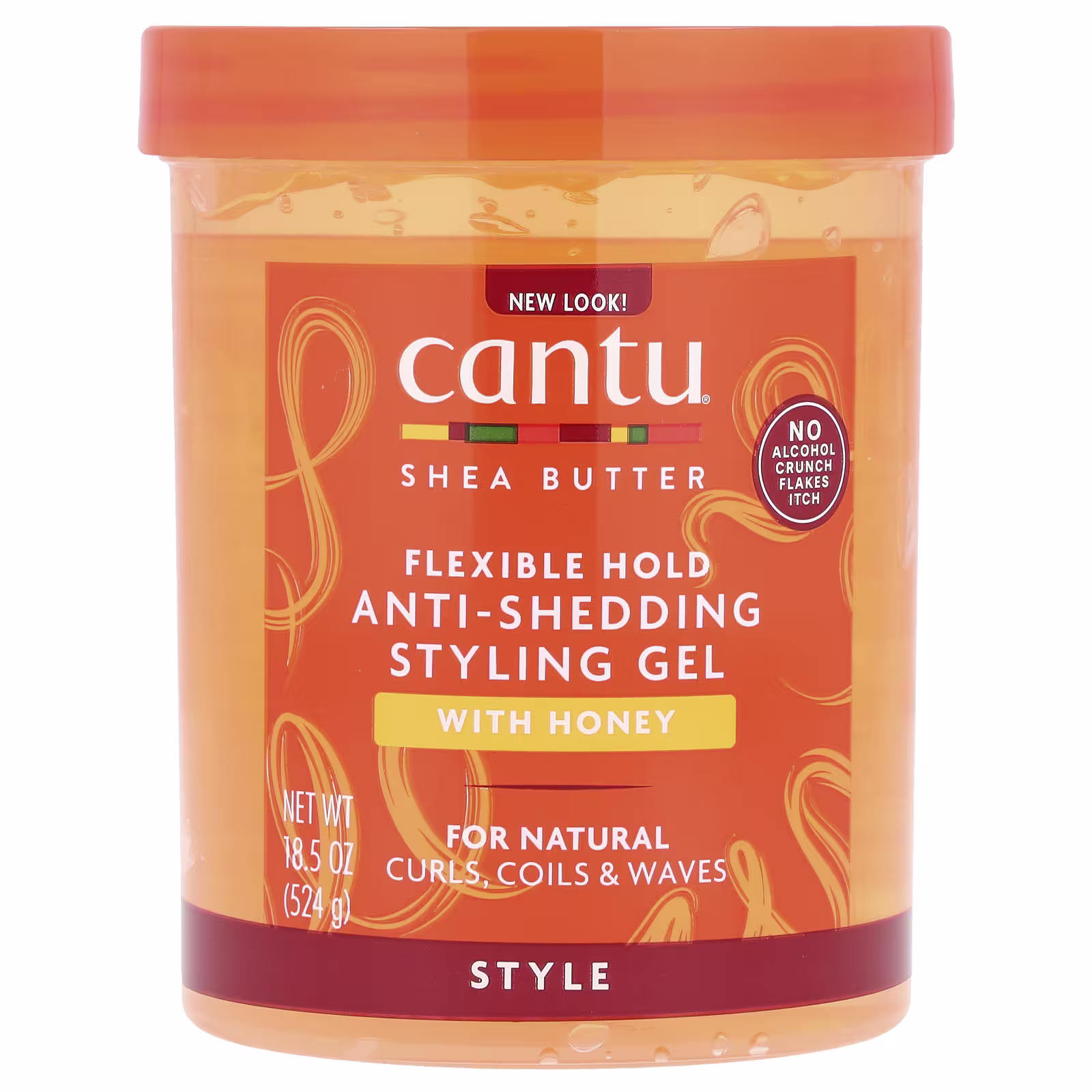 Cantu Shea Butter Flexible hold strengthening styling gel with jamiaican black castor oil For Curls ,Coils & Waves