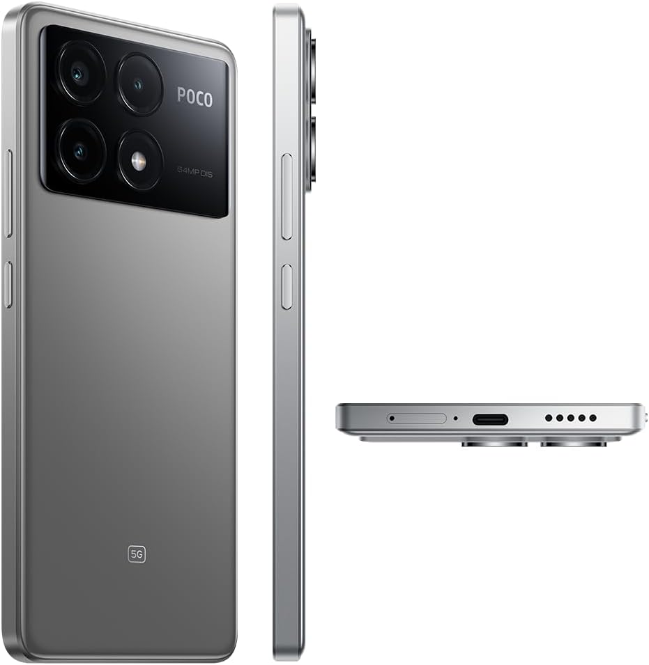 {New Arrival} Brand New XIAOMI Poco X6 Pro 12GB RAM+512GB ROM 6.67" 120Hz AMOLED Display 64MP Camera IP54 Dust and Water-ResistaNT Fingerprint Unlock 5000mAh Battery 67W Fast Charge Smart Phones
