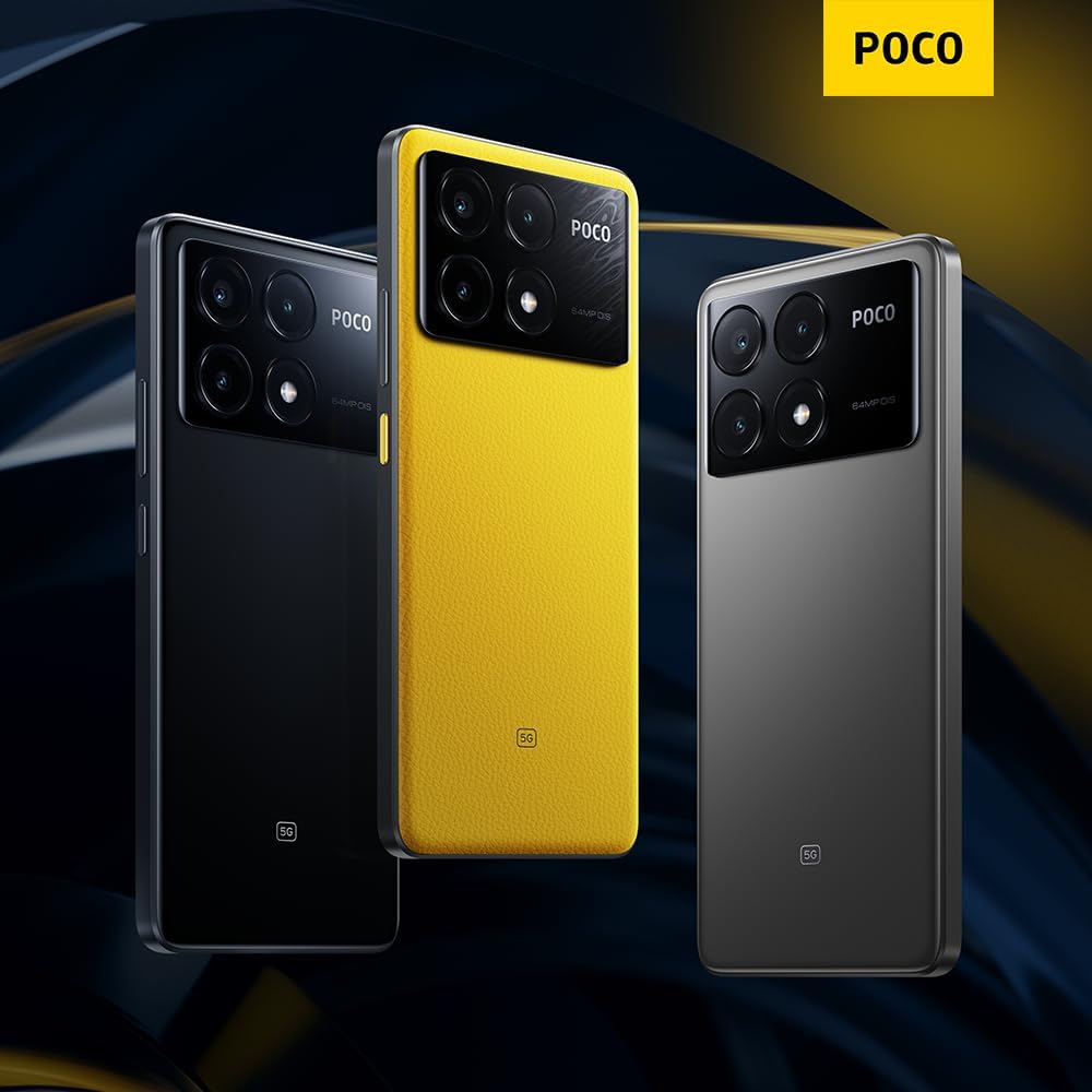 {New Arrival} Brand New XIAOMI Poco X6 Pro 12GB RAM+512GB ROM 6.67" 120Hz AMOLED Display 64MP Camera IP54 Dust and Water-ResistaNT Fingerprint Unlock 5000mAh Battery 67W Fast Charge Smart Phones