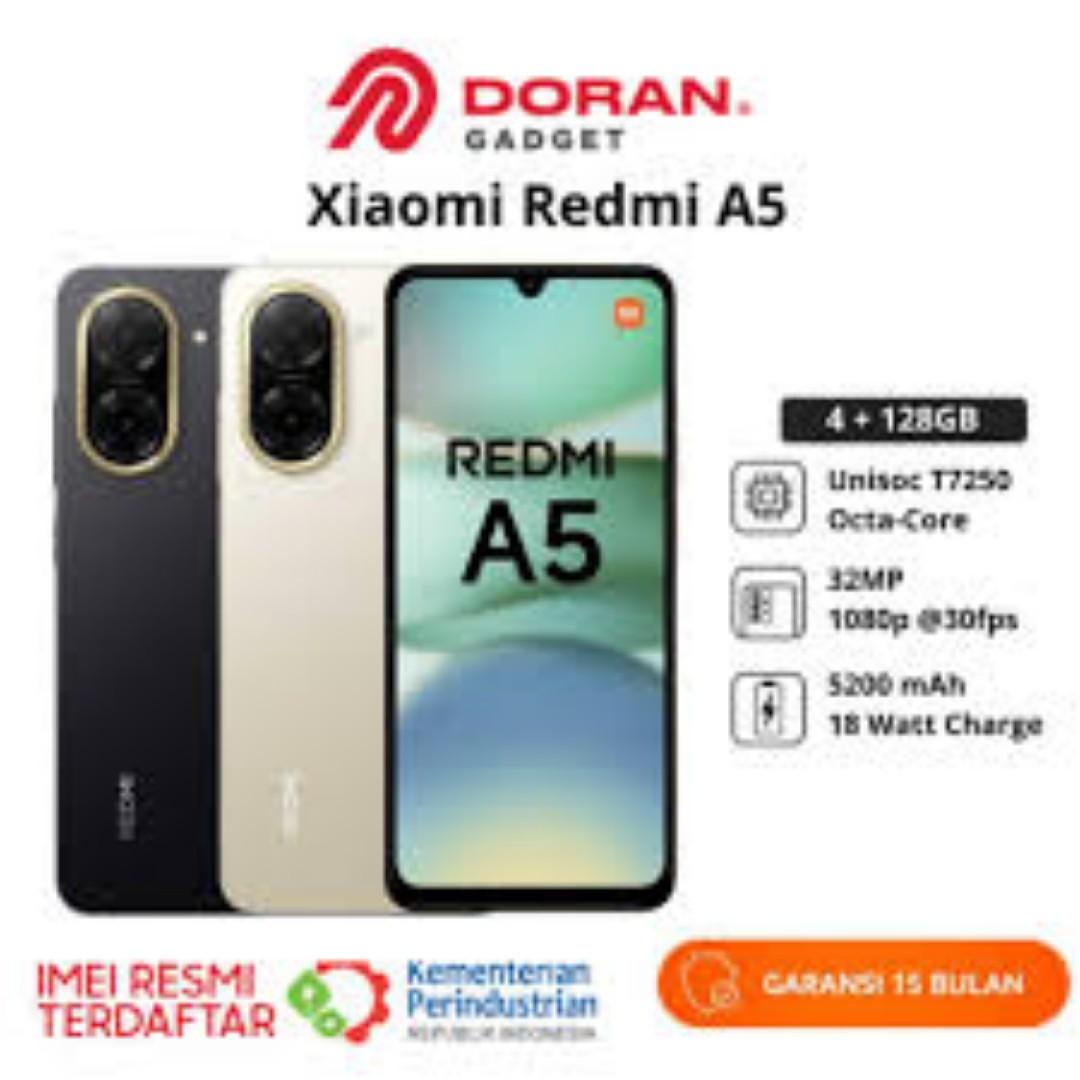 REDMI A5 128GB ROM 4GB RAM 4G NETWORK *** NEW ARRIVAL *** 5200MAH BATTERY DUAL SIM 120HZ REFRESH 6.88 " SMARTPHONE